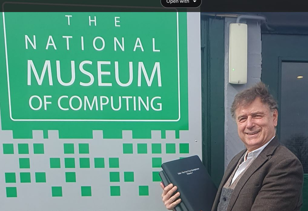 Rob Lowe, the man who invented Airplane Mode, at Bletchley Park.